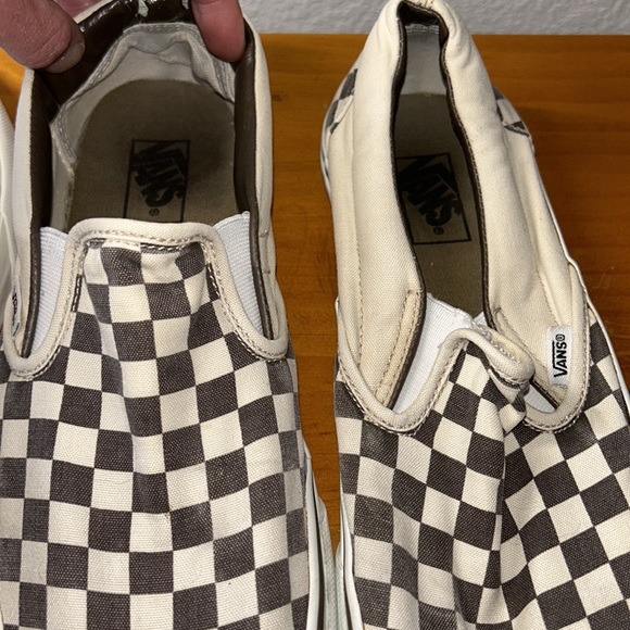 Two pair of vintage Vans Slip on Chekerboard shoes, men’s size US 11 - Picture 10 of 12